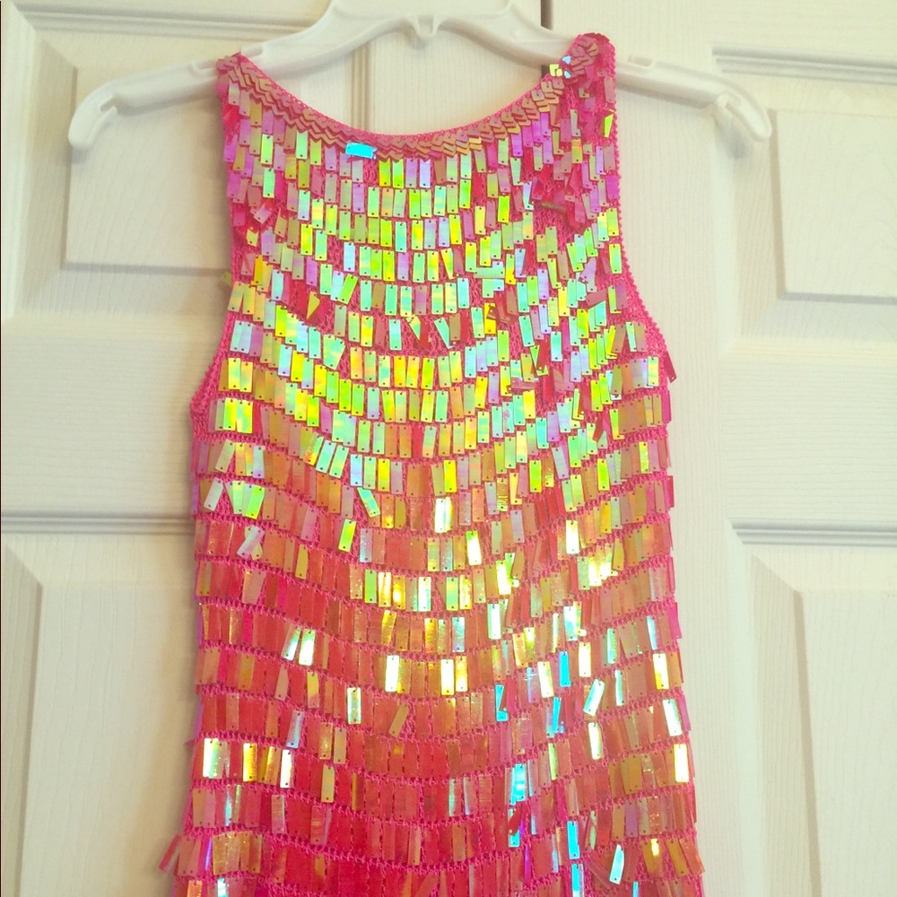 Glitzy Pink top